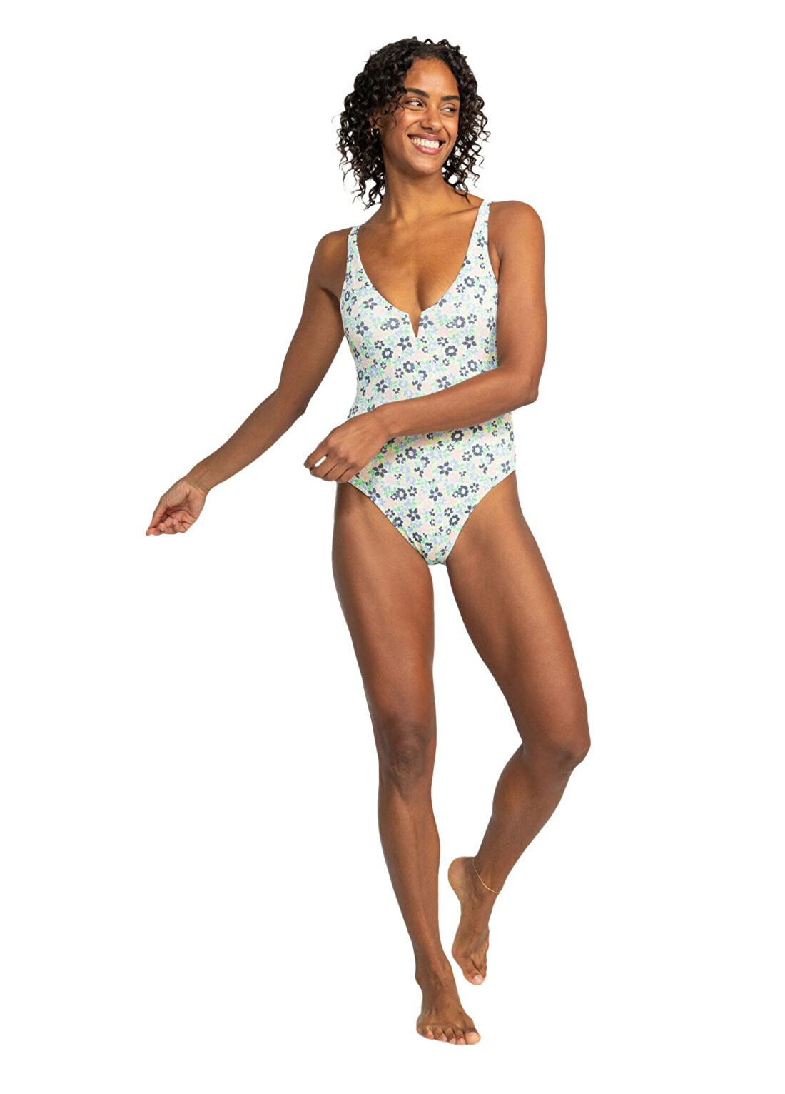 Roxy Wild Floral One Piece Kadın Mayo görsel 4