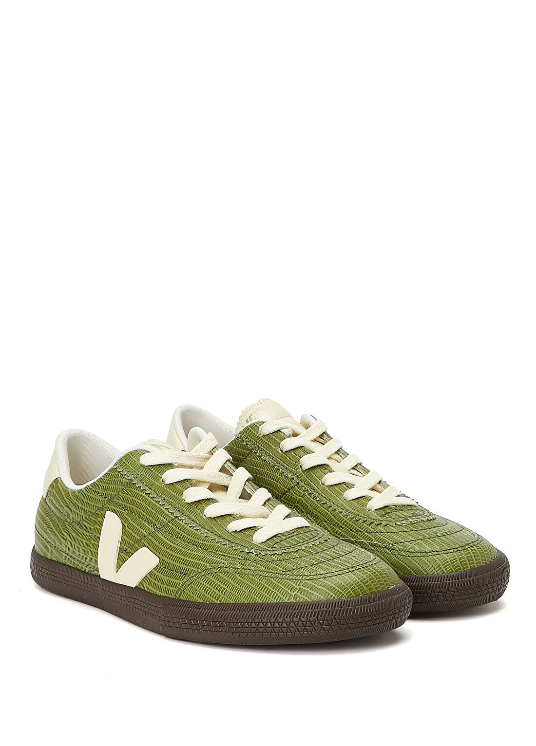 Veja Panenka Yeşil Kadın Deri Sneaker görsel 2