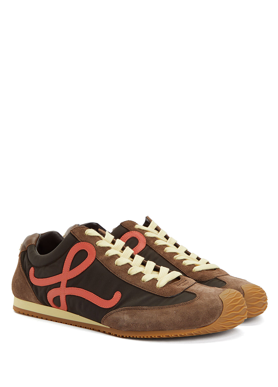 Loewe Kahverengi Erkek Deri Sneaker görsel 2