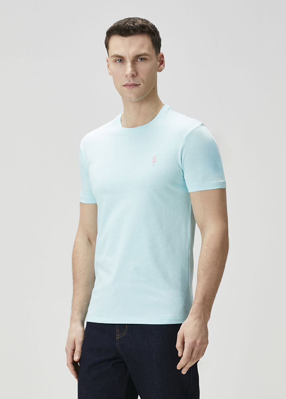 Polo Ralph Lauren Mavi Basic T-shirt görsel 3