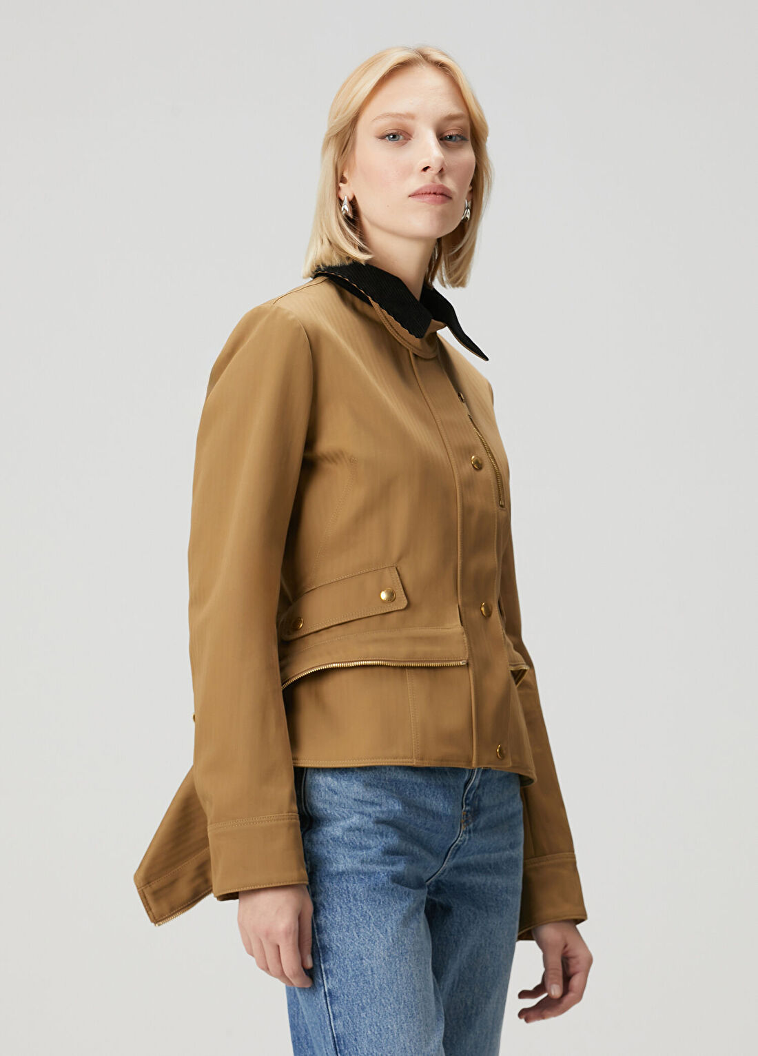 McQueen Camel Ceket görsel 3