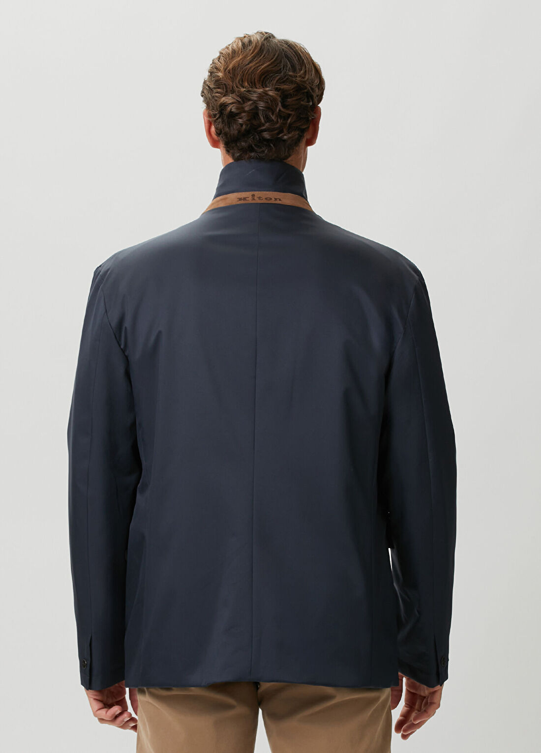 Kiton Lacivert Mont görsel 4