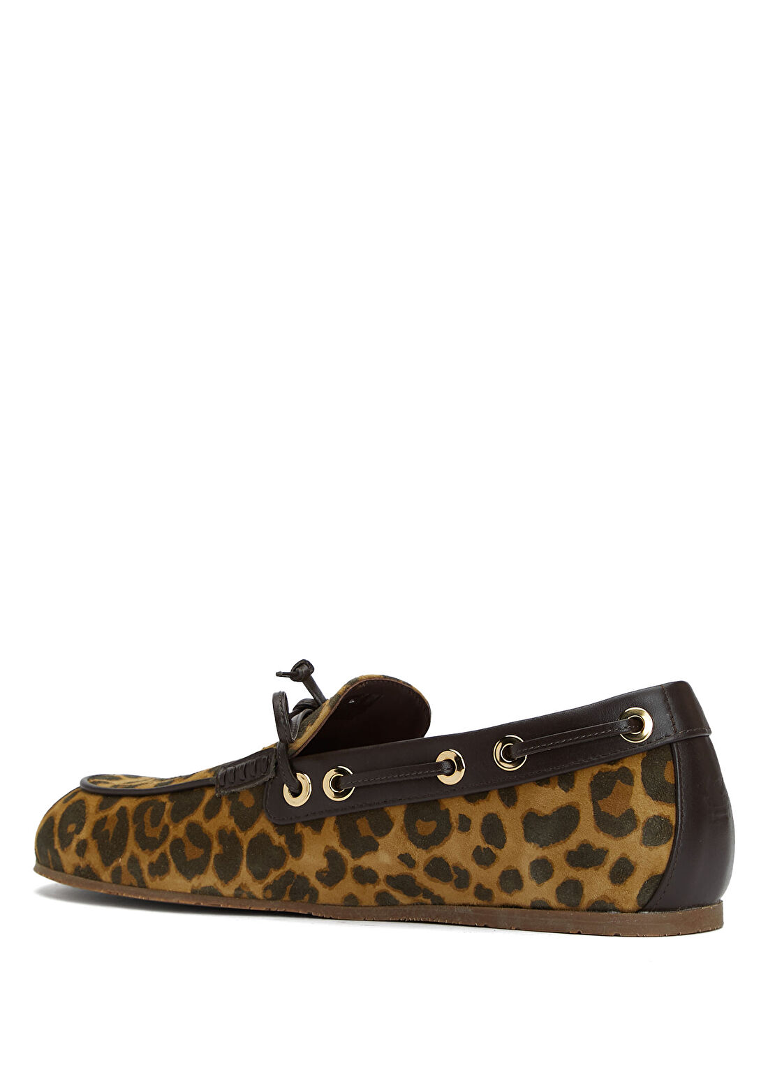Etro Leopar Desenli Kadın Deri Loafer görsel 3