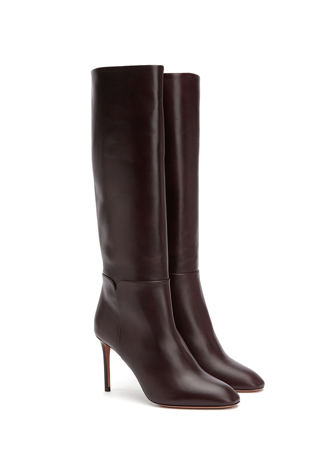 Aquazzura Sellier Bordo Kadın Deri Çizme görsel 2