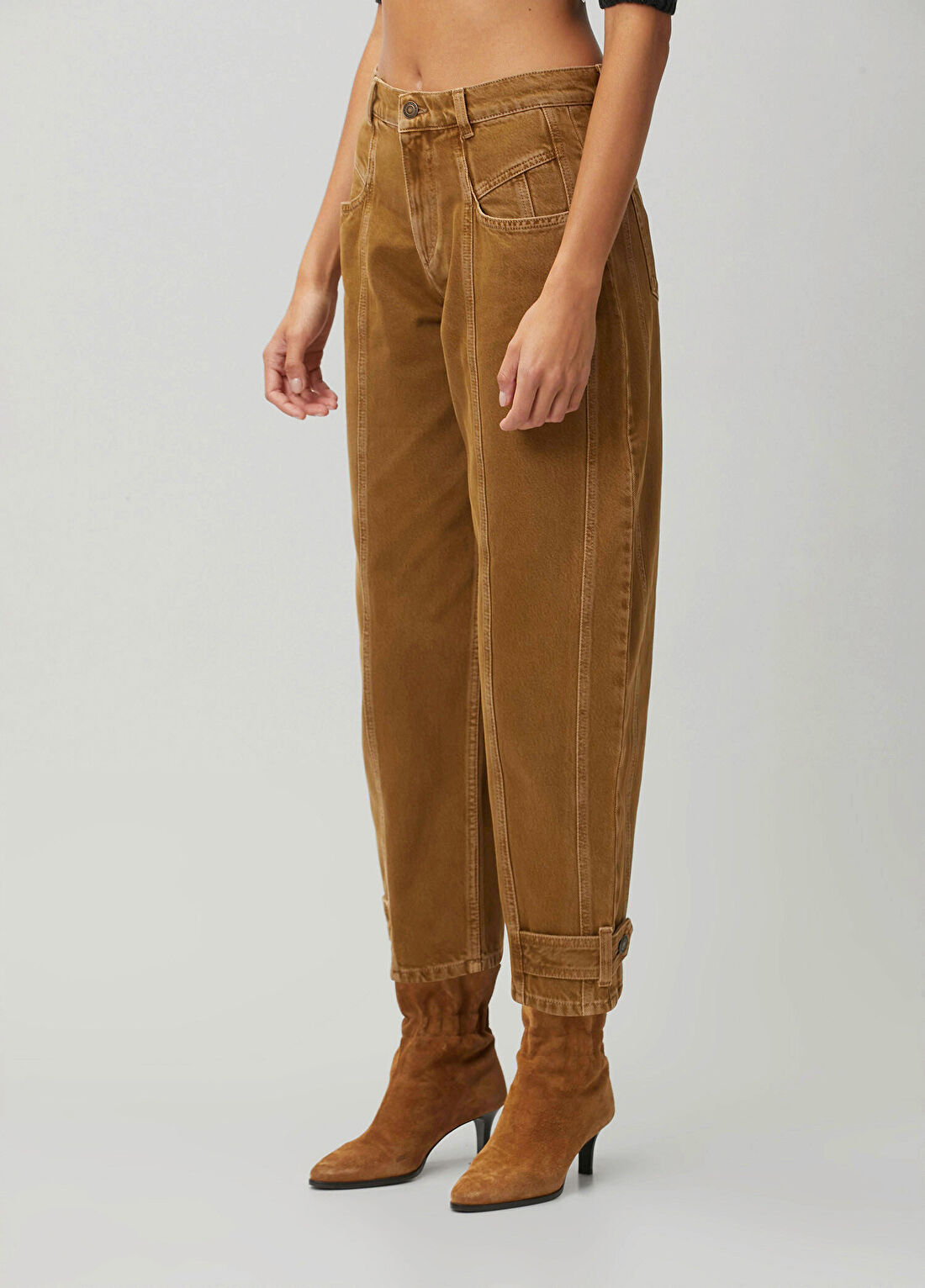 Isabel Marant Leja Taba Jean Pantolon görsel 2