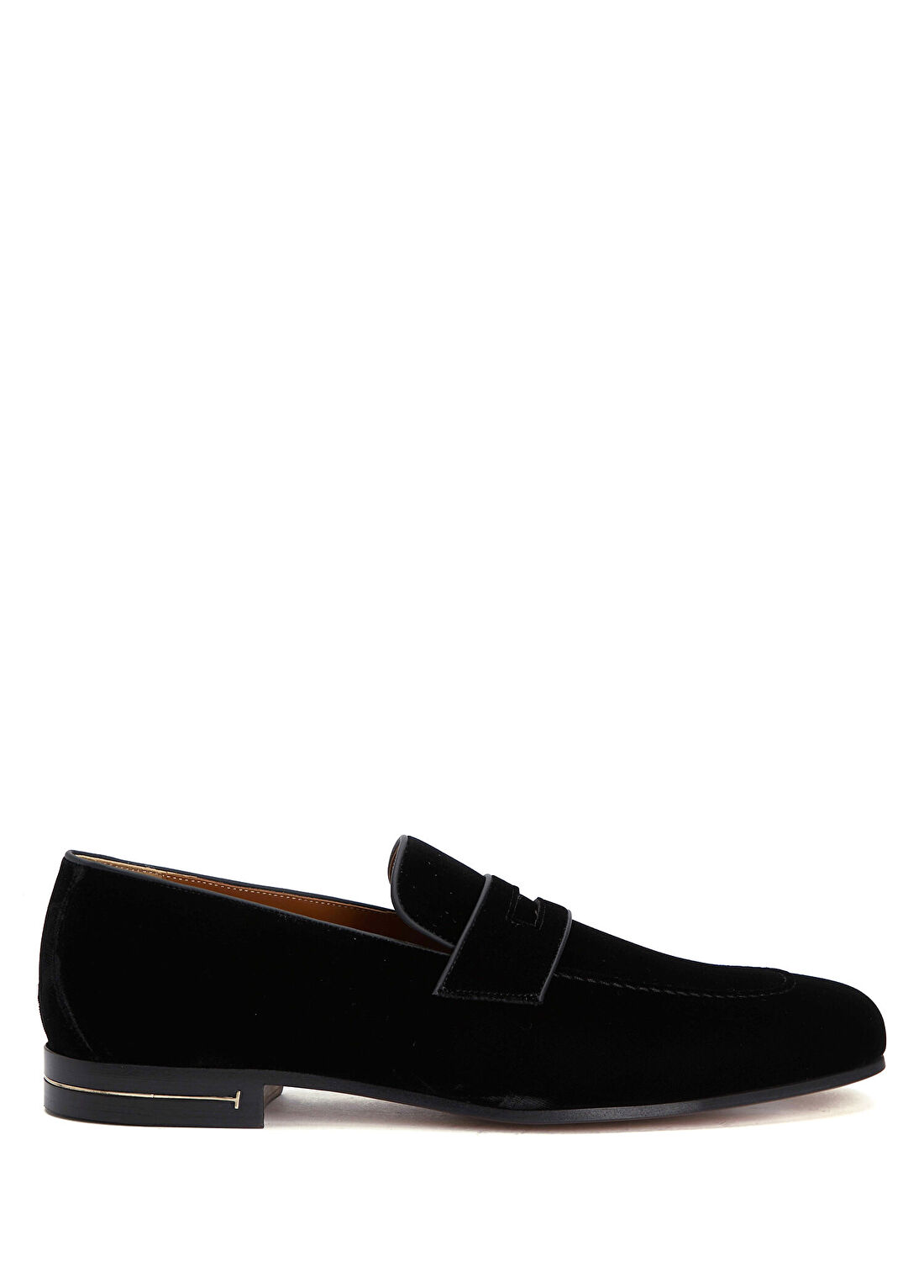 Tom Ford Gigi Siyah Erkek Kadife Loafer