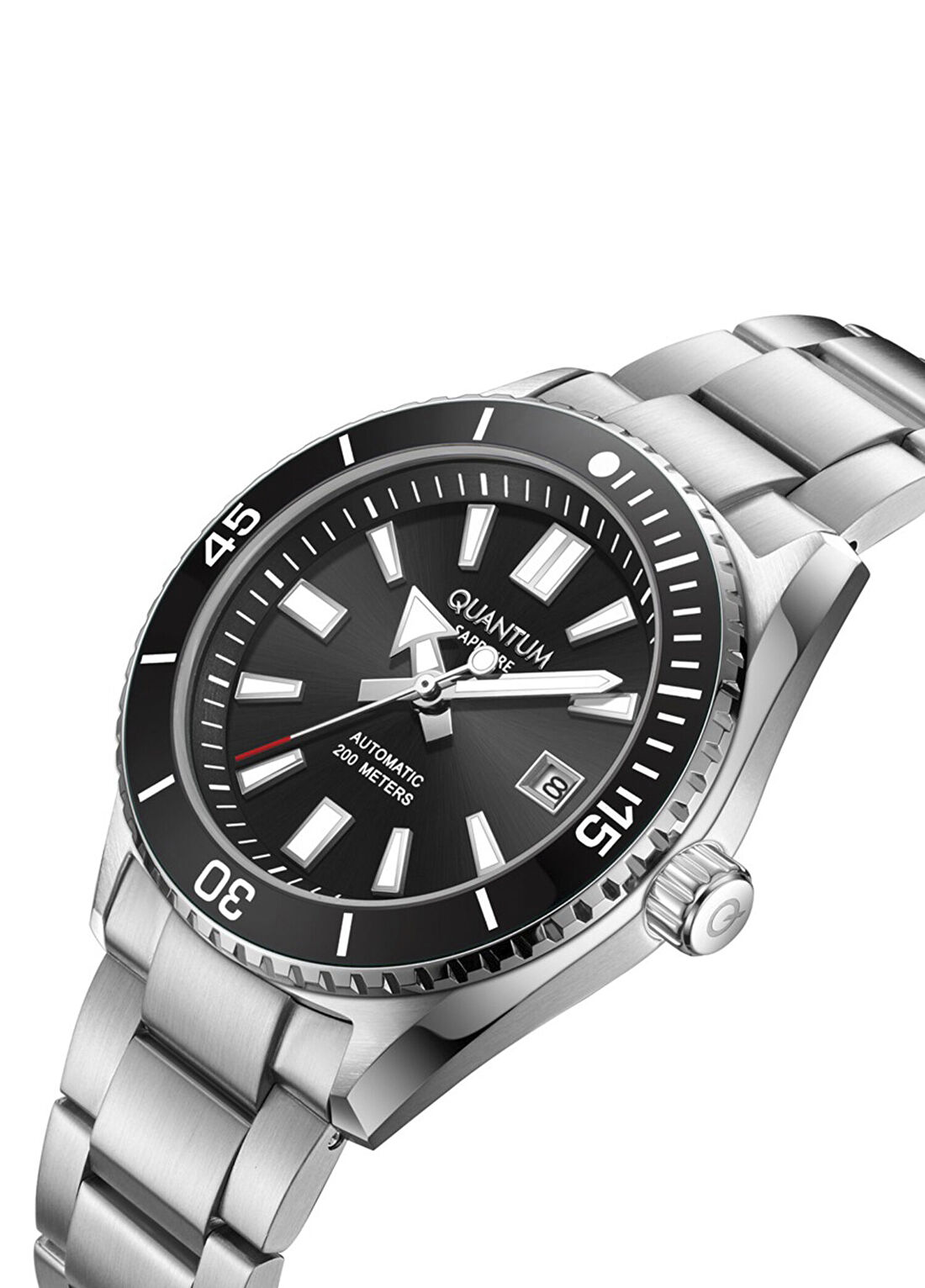 Quantum Barracuda BAR1208B.350 Gümüş Metal Erkek Kol Saati görsel 2