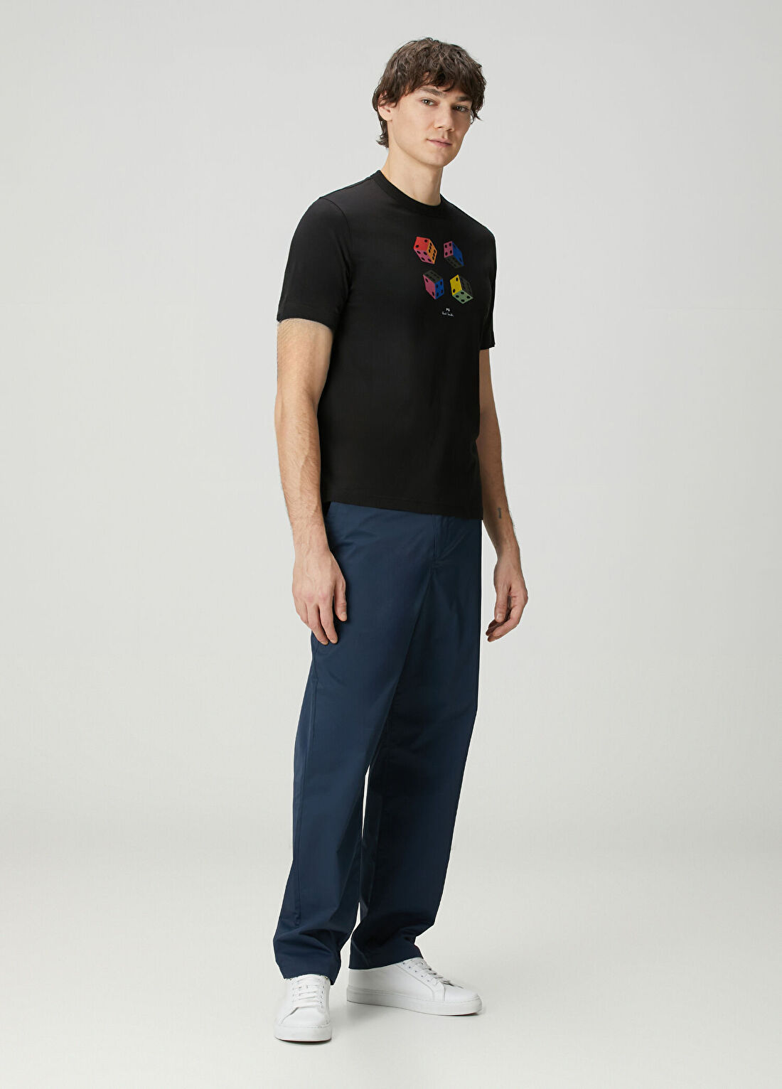 PS Paul Smith Siyah Baskılı T-shirt görsel 2