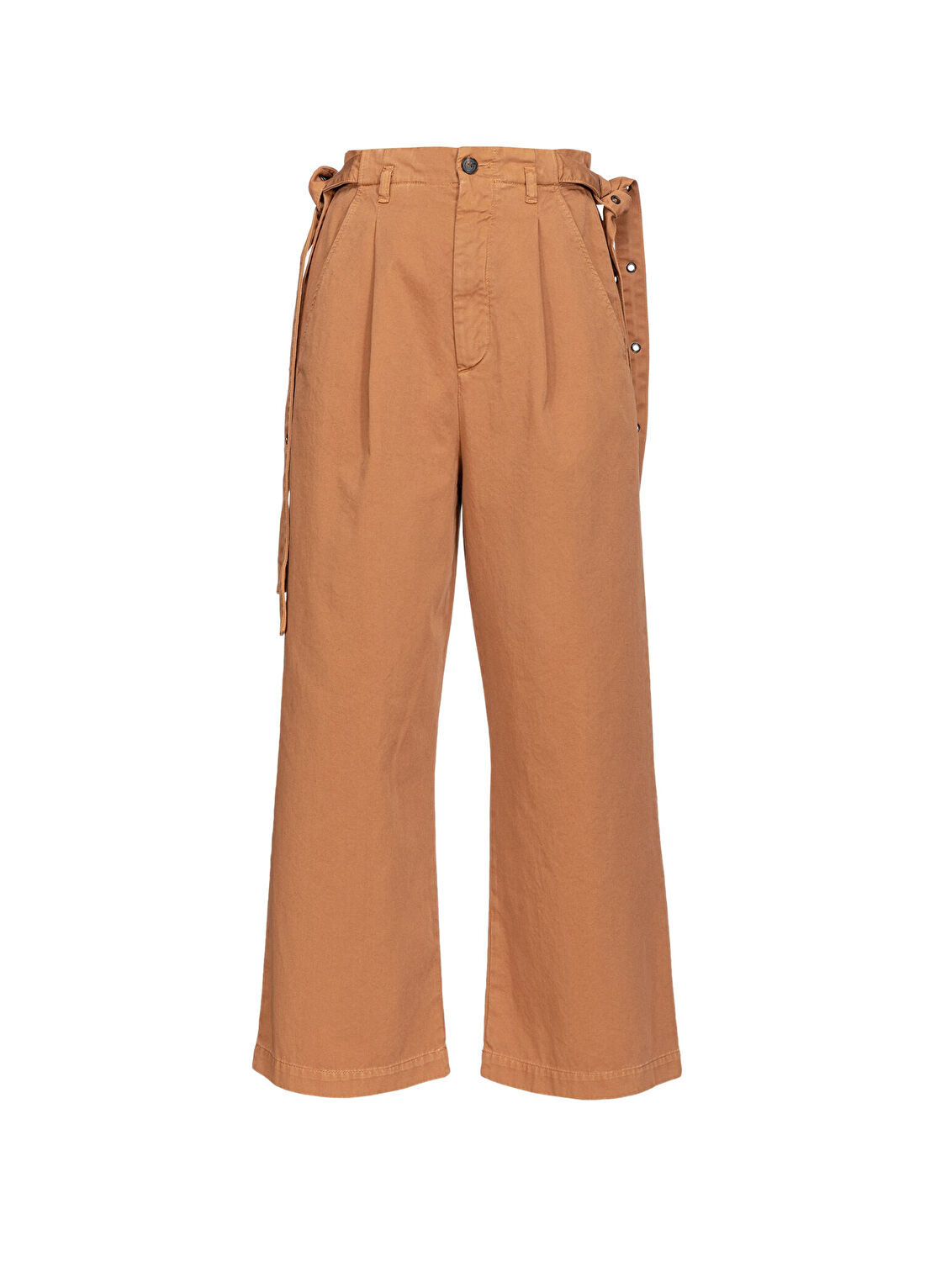 Pinko Calore Trousers Kahverengi Pamuklu Kadın Pantolon