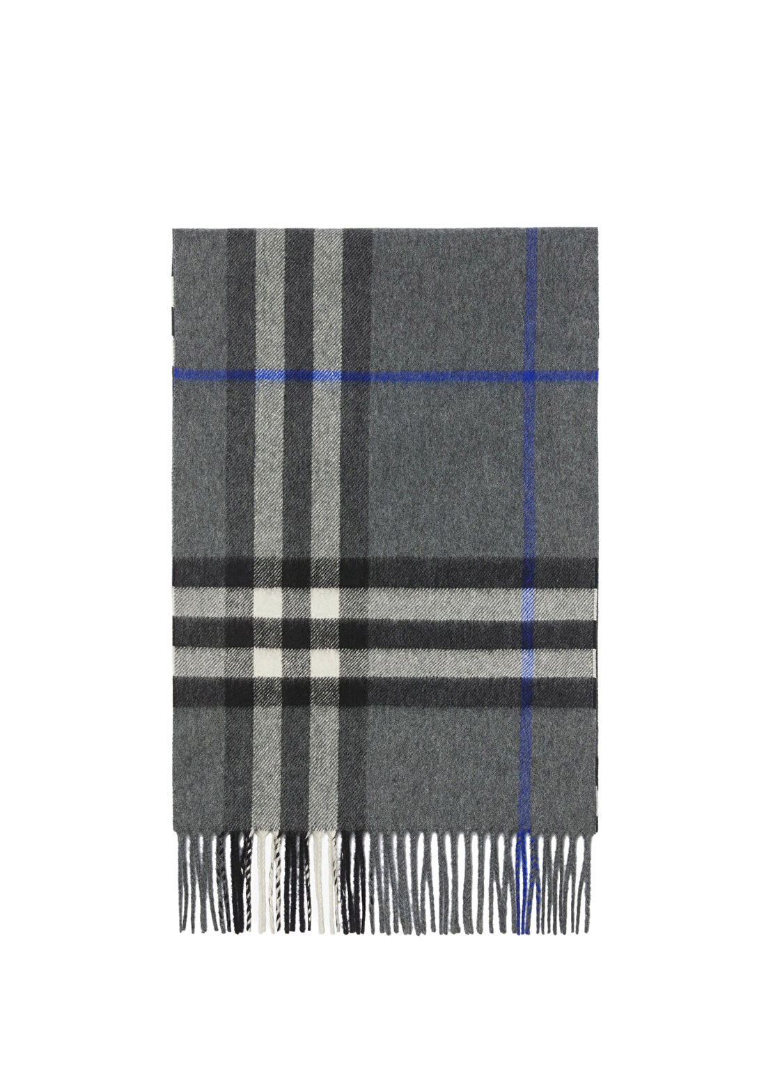 Burberry Giant Check Gri Kaşmir Kadın Atkı görsel 2