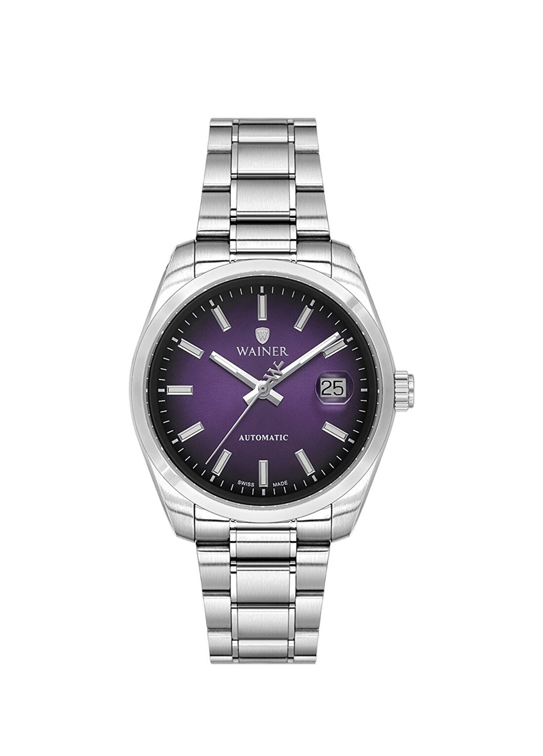 Wainer WA.25600-A Gümüş Metal Erkek Kol Saati
