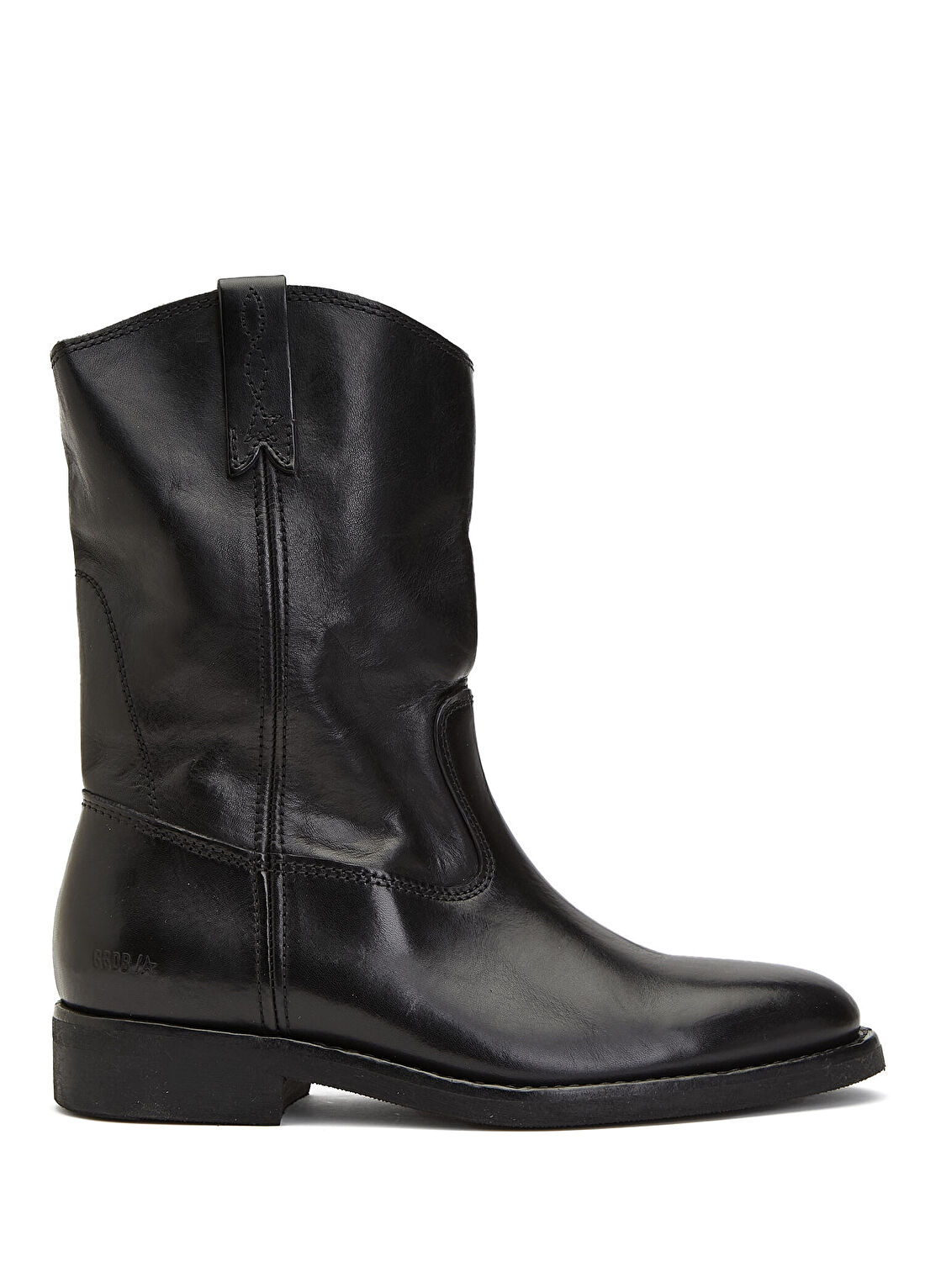 Golden Goose Biker Siyah Erkek Deri Bot