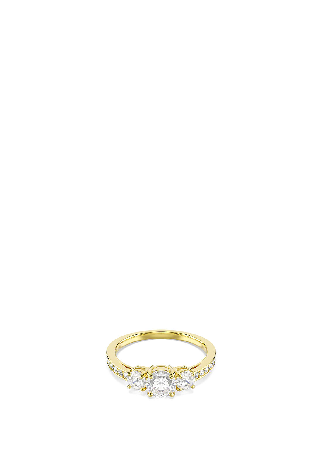 Swarovski Stilla White Gos Ring Kadın Yüzük