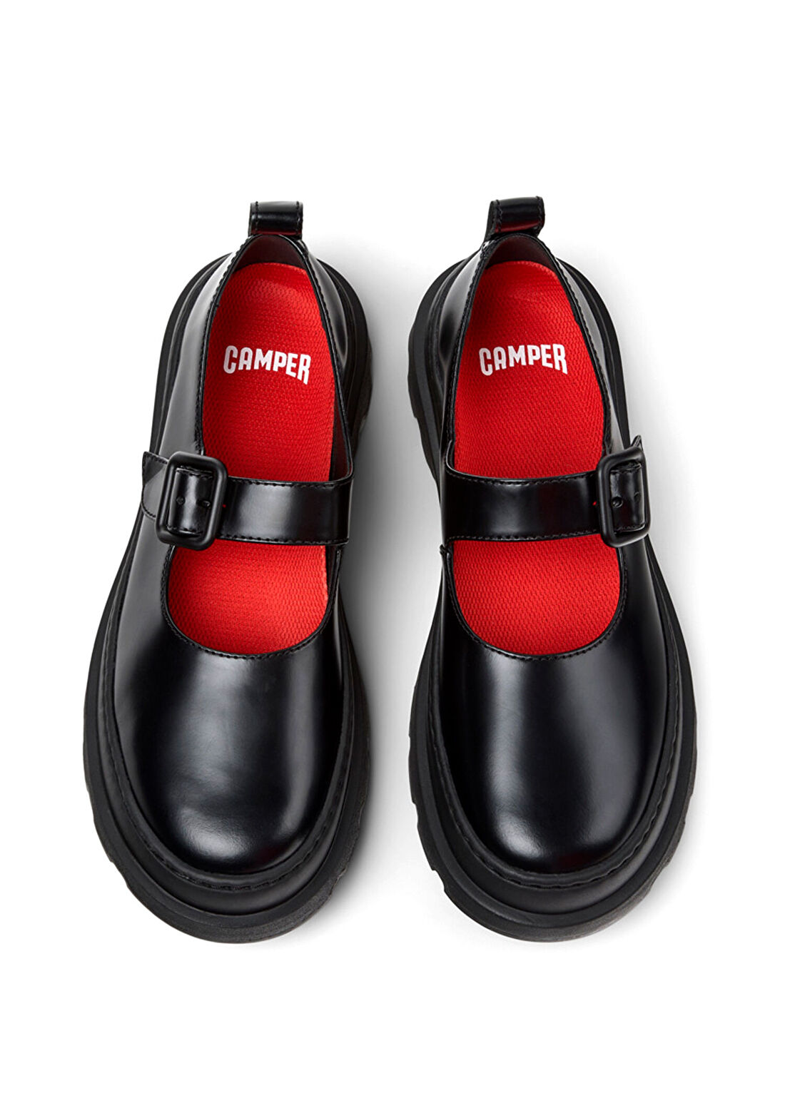 Camper Brutus Siyah Deri Makosen Kadın K201841-001 görsel 4