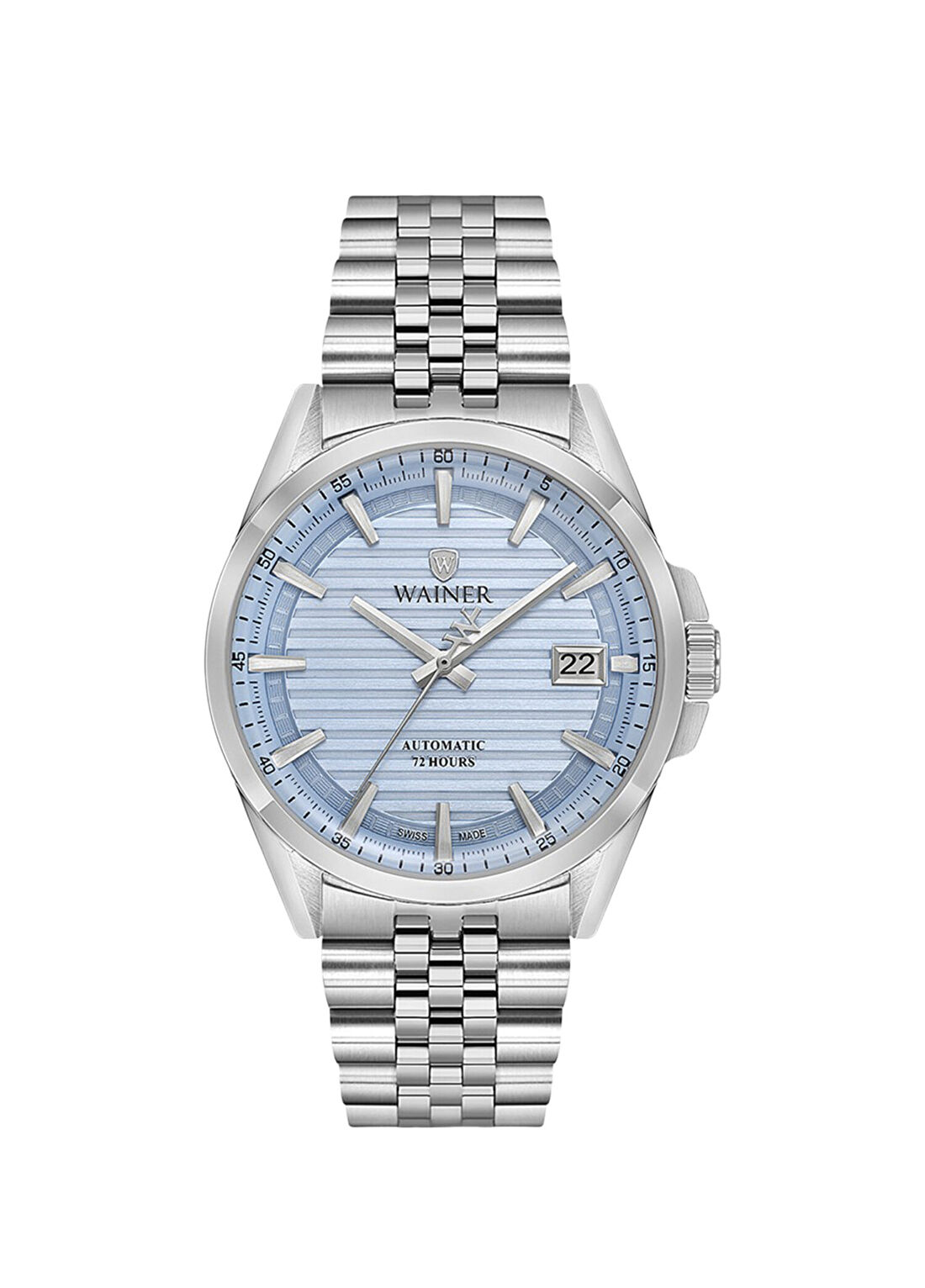 Wainer WA.25401-D Gümüş Metal Erkek Kol Saati