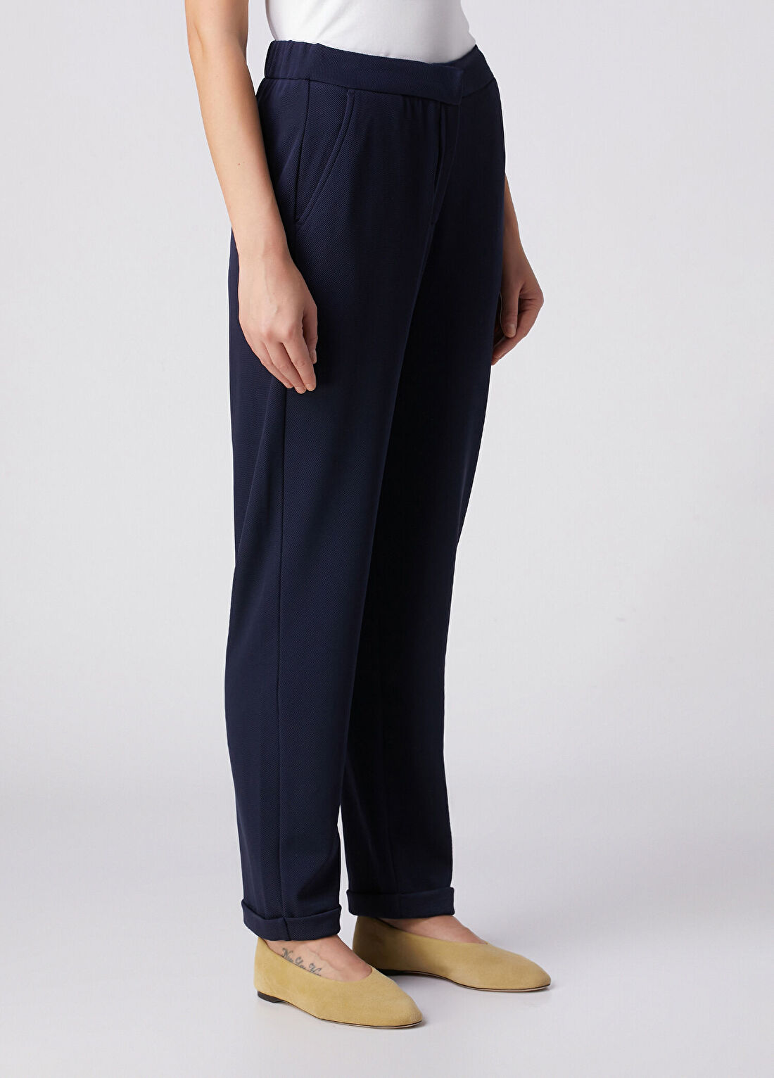 Beymen Collection Lacivert Jersey Pantolon görsel 3