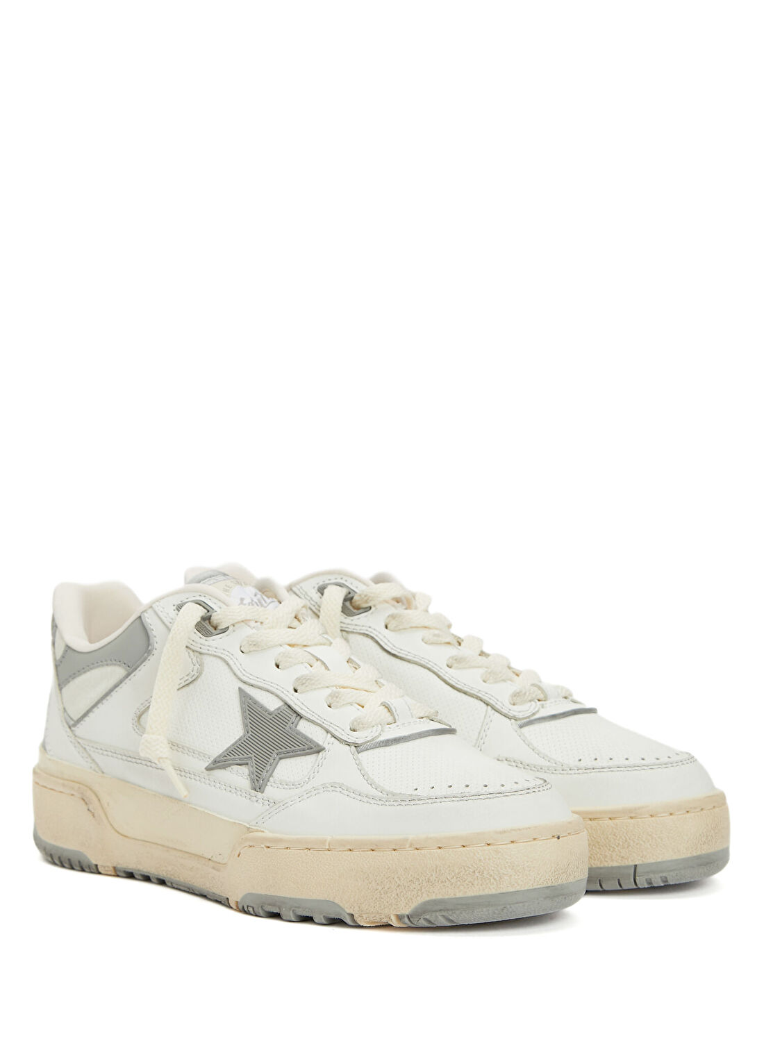 Golden Goose Forty2 Kahve Beyaz Kadın Deri Sneaker görsel 2
