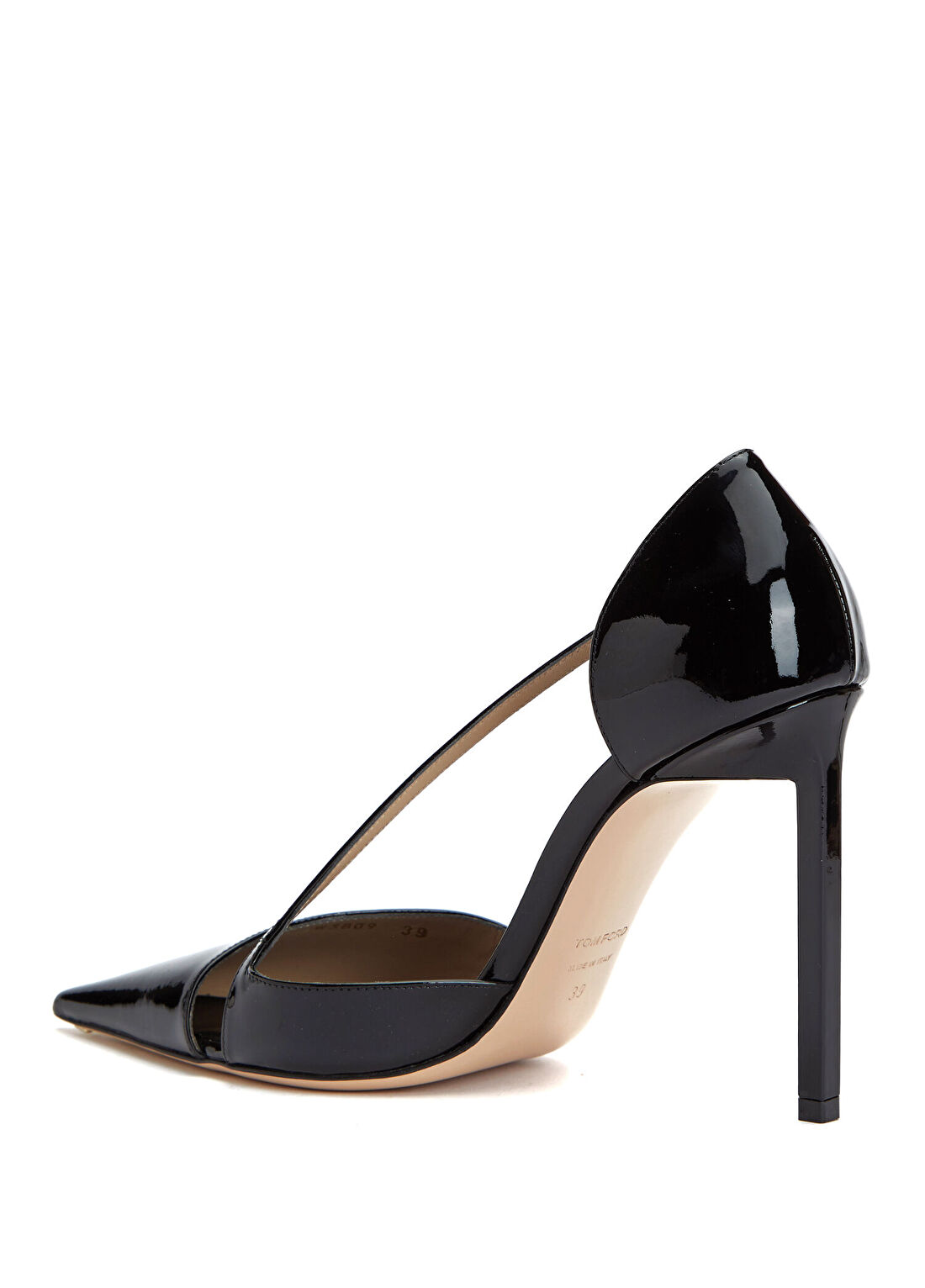 Tom Ford Siyah Deri Stiletto görsel 3