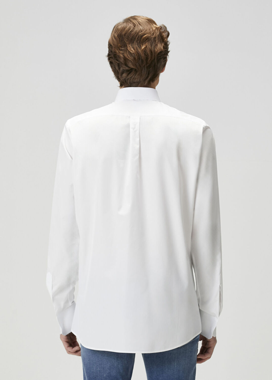 Dolce&Gabbana Beyaz Logo Patchli Gömlek görsel 4