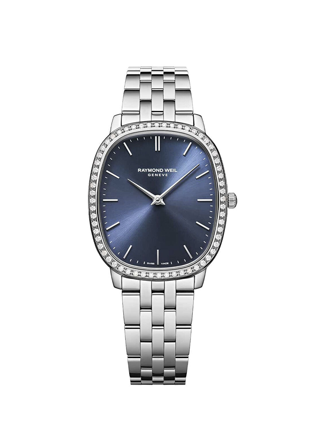 Raymond Weil RW5280STS50001 Metalik Gri Çelik Pırlantalı Kadın Kol Saati