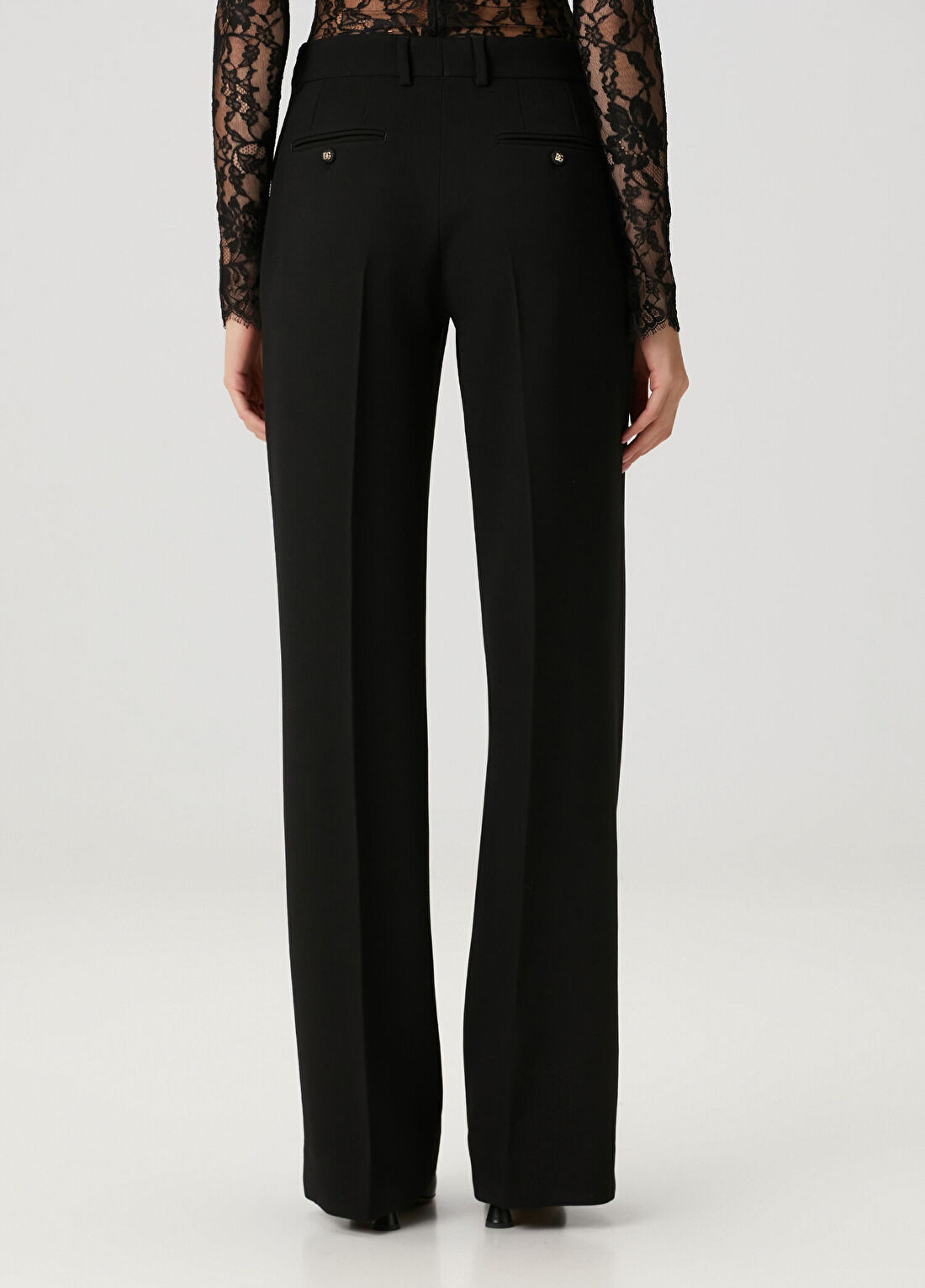 Dolce&Gabbana Siyah Yün Pantolon görsel 4