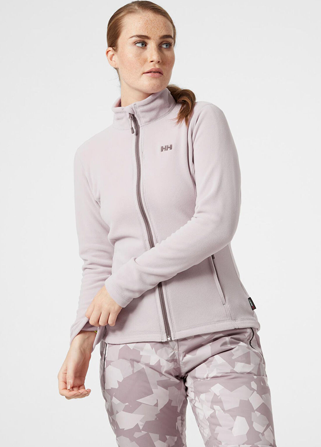 Helly Hansen W Fermuarlı Dusty Syrin Kadın Polar görsel 2