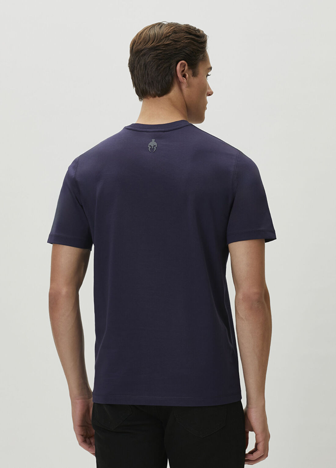 Bernotti Lacivert Basic T-shirt görsel 4