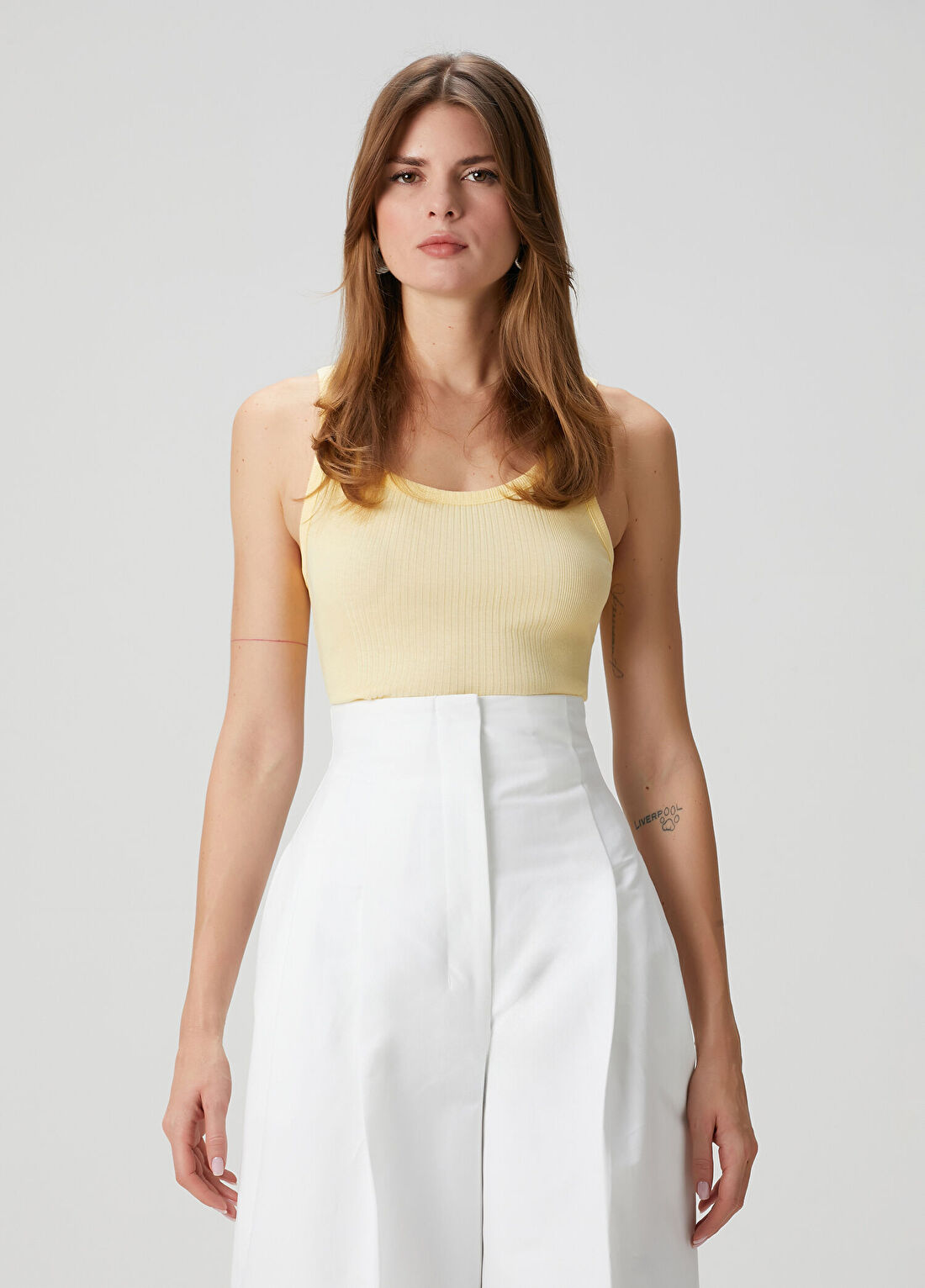 Jacquemus Marcel Açık Sarı Atlet