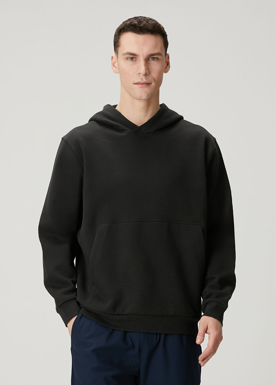 lululemon Steady State Siyah Kapüşonlu Sweatshirt