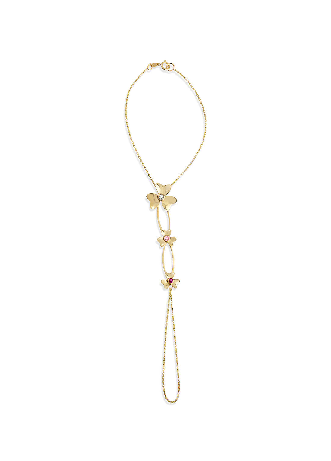 Orena Jewelry Flower Garden 14 Ayar Altın Kadın Şahmeran