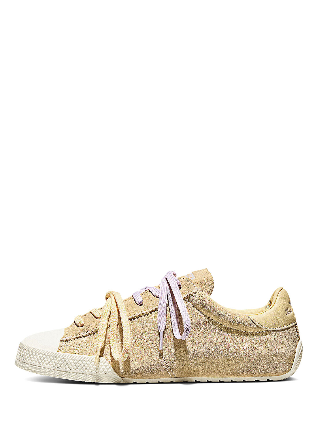 Converse Chuck Taylor LO Sarı Süet Kadın Sneaker görsel 4