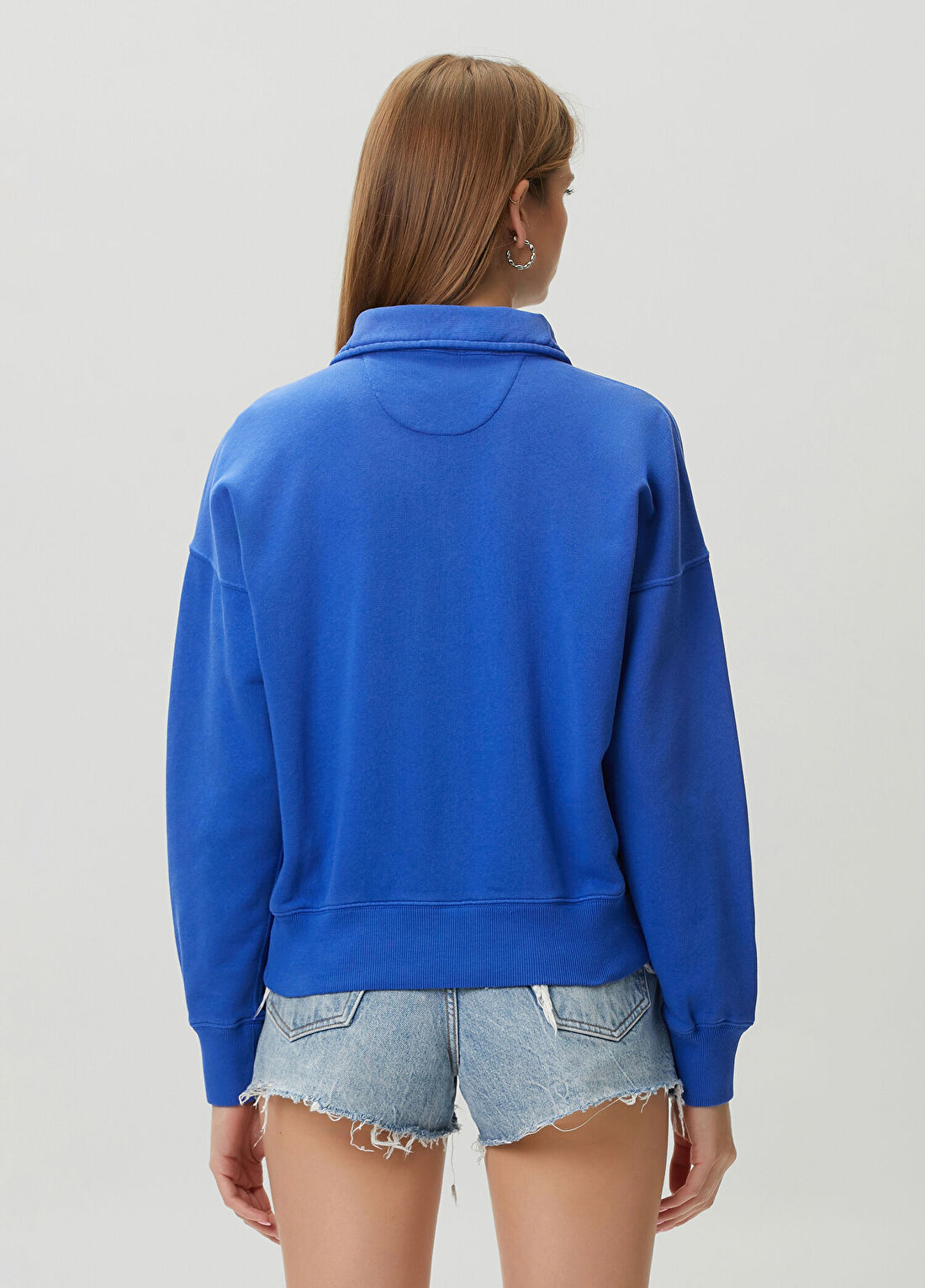 Polo Ralph Lauren Mavi Sweatshirt görsel 4