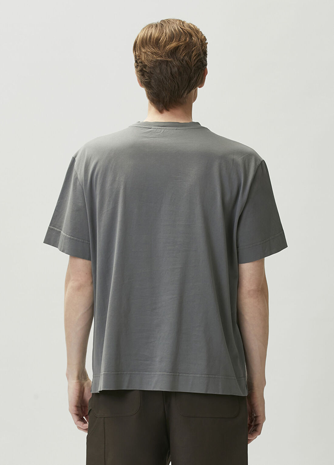 Umit Benan Paradiso Antrasit T-shirt görsel 4