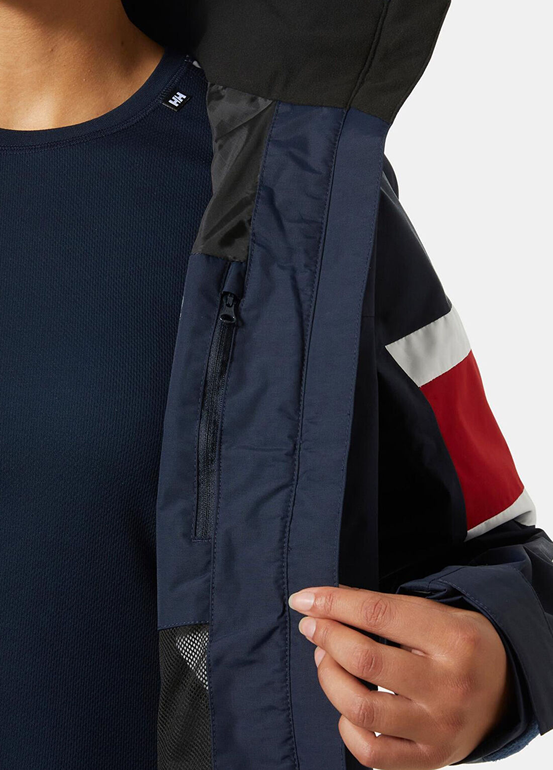Helly Hansen W Salt Original Navy Kadın Mont görsel 4