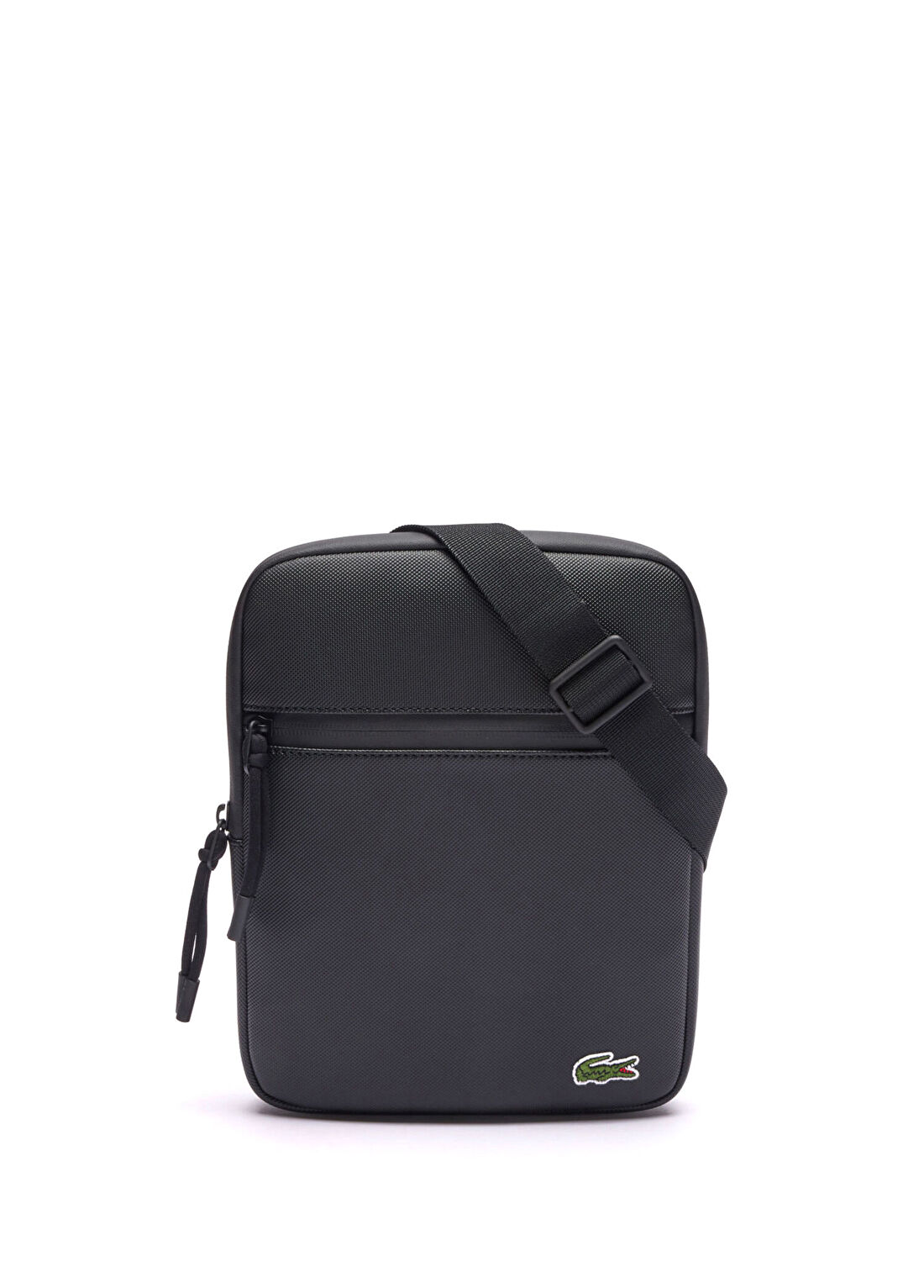 Lacoste Logolu Siyah Erkek Postacı Çantası