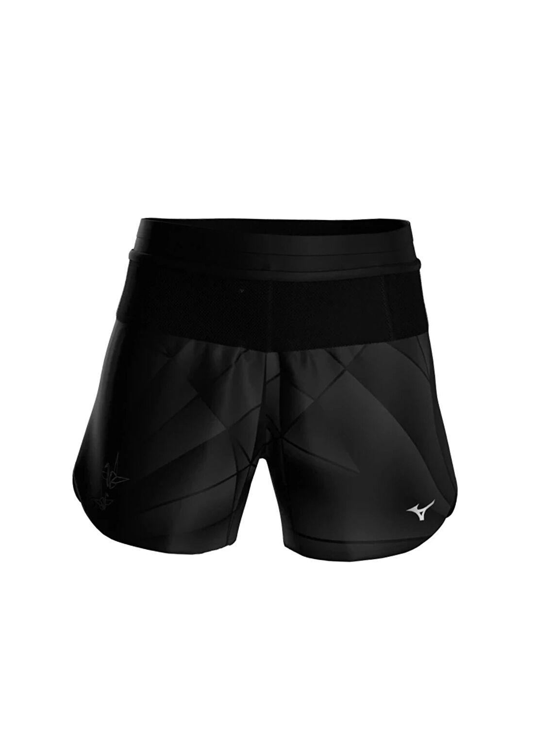 Mizuno Graphic Multi Pocket Desenli Siyah Kadın Şort