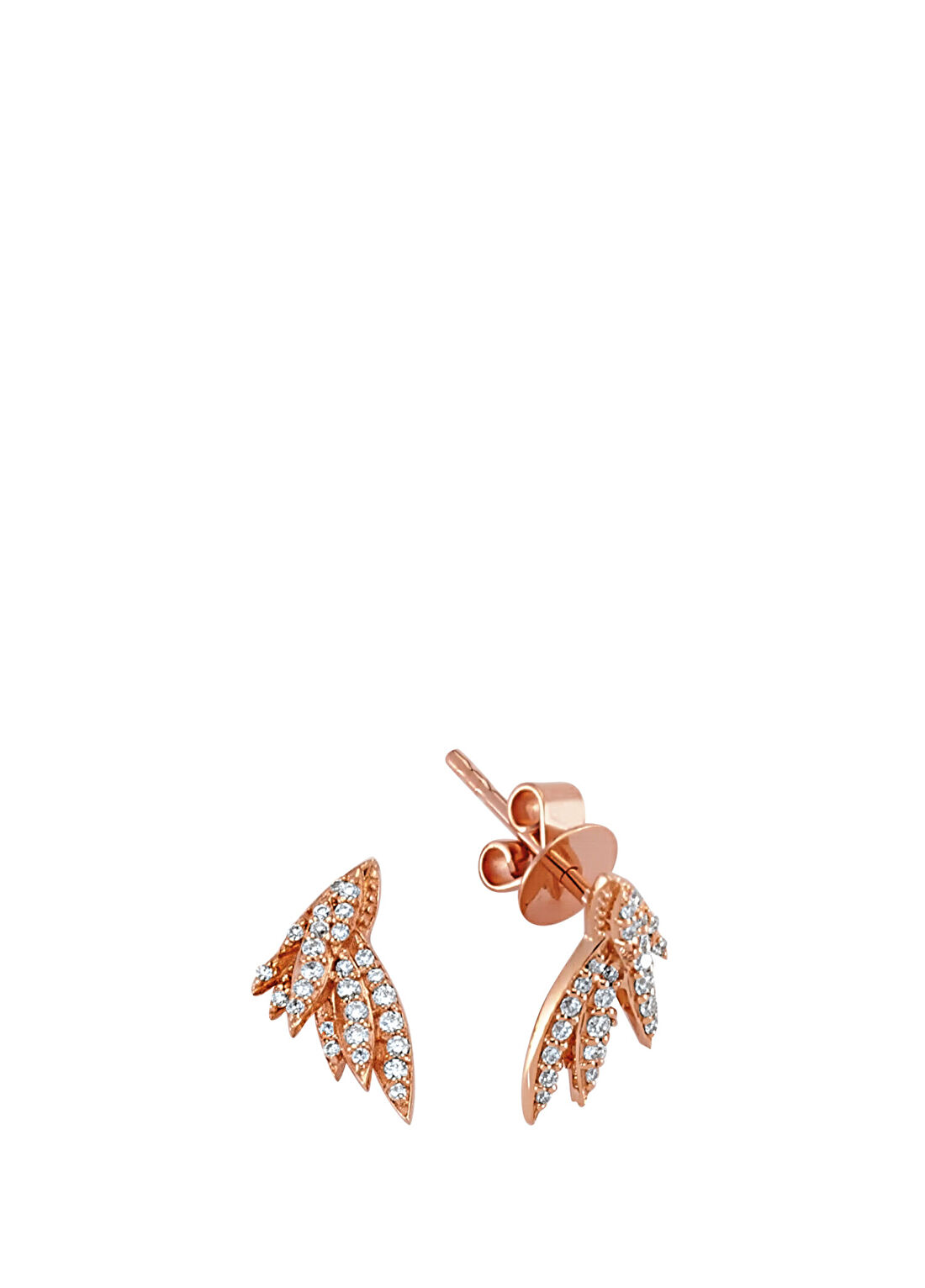 Bee Goddess Wings Kadın Altın Küpe