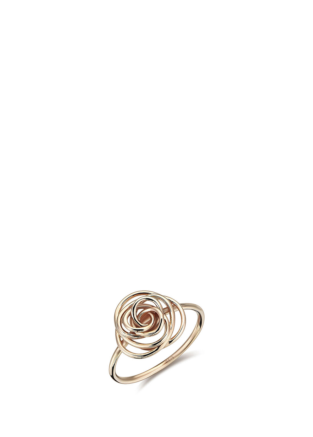 Reis Kuyumculuk Rosa 14 Ayar Rose Gold Kadın Yüzük