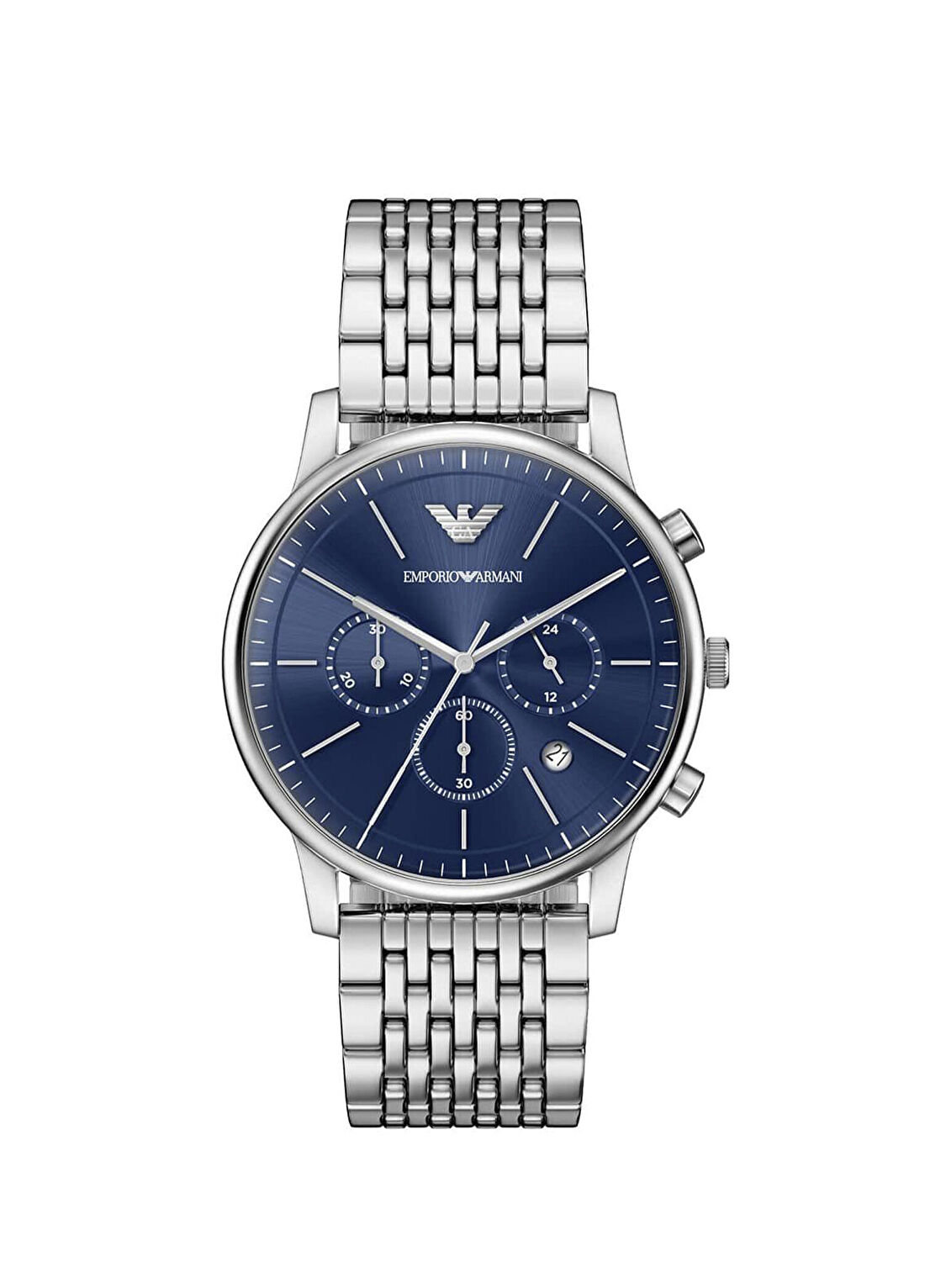 Emporio Armani AR11771 Metalik Gri Çelik Erkek Kol Saati