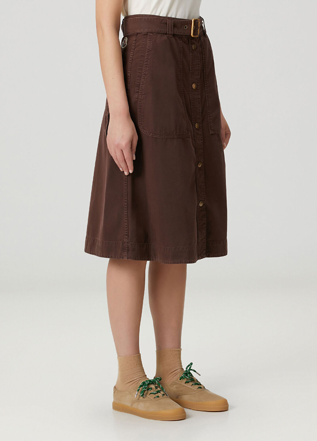 Moncler Bordo Midi Etek görsel 3