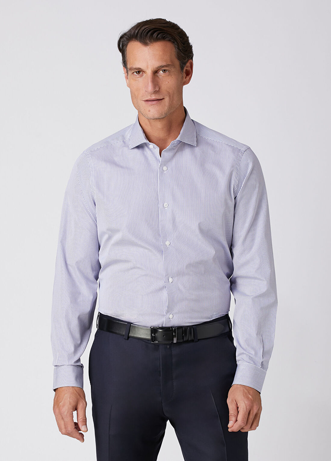 Beymen Collection Custom Fit Desenli Gömlek görsel 3