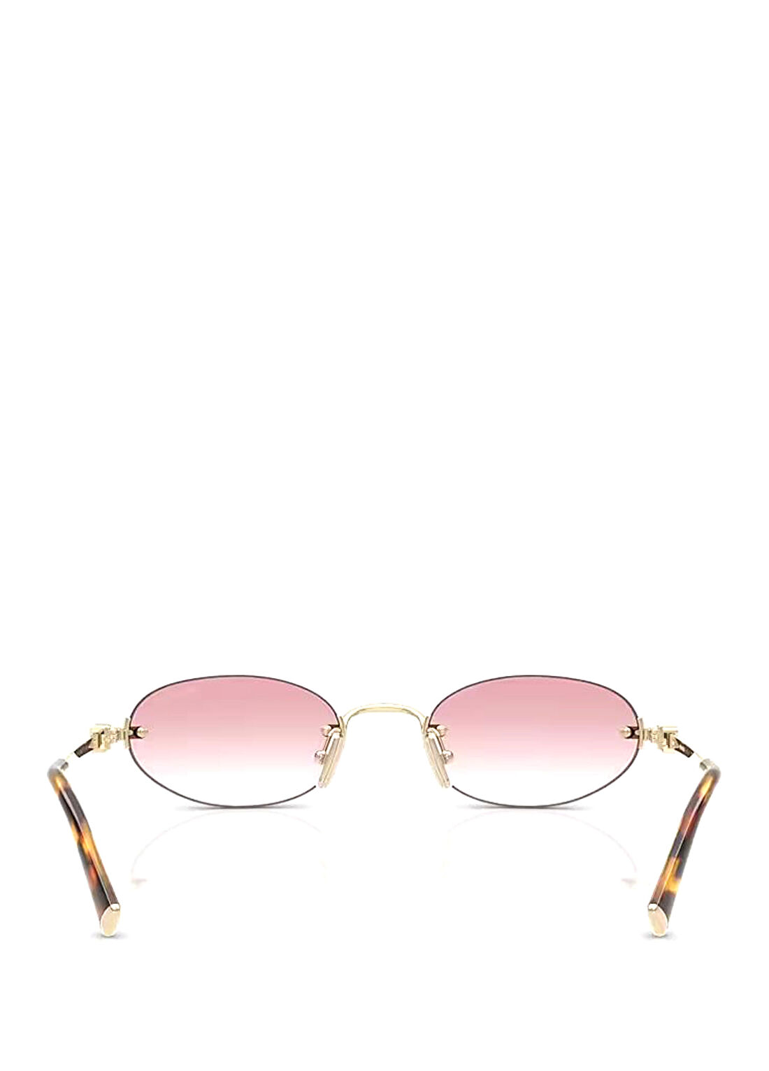 Miu Miu MU A54S Light Gold Kadın Güneş Gözlüğü görsel 4
