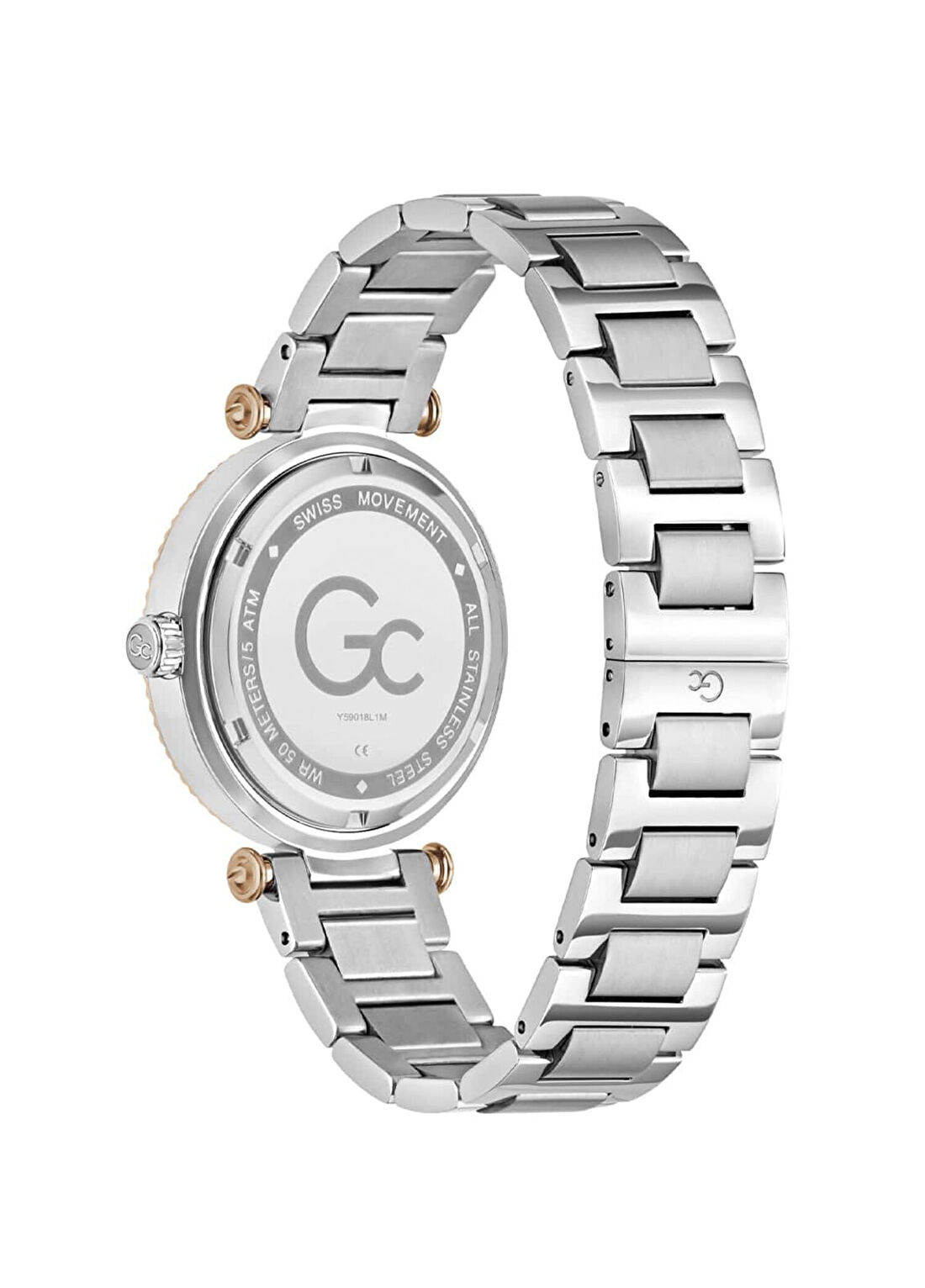GCY59018L1M Metalik Gri Çelik Kadın Kol Saati görsel 3
