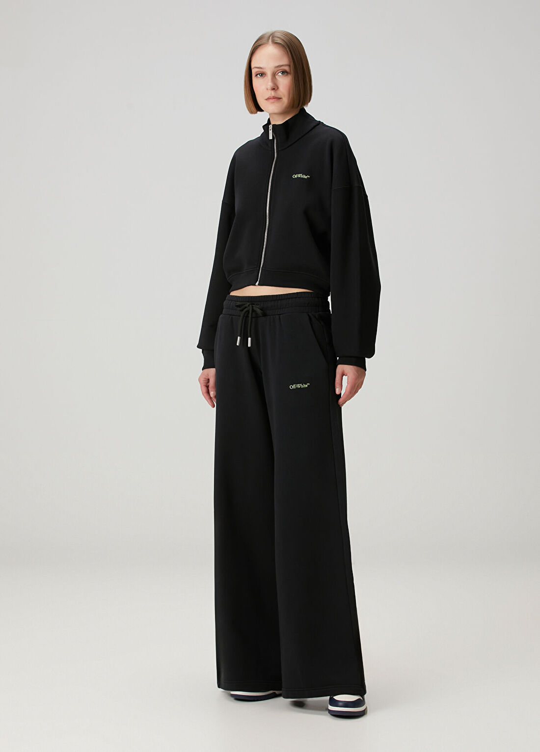 Off-White Siyah Eşofman Altı