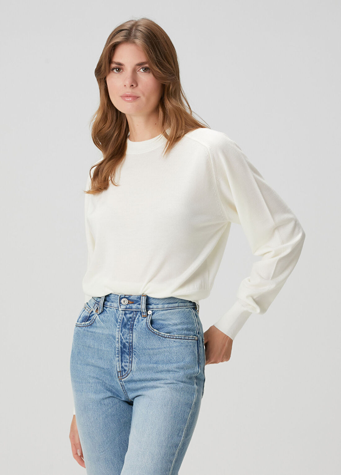Jacquemus Kırık Beyaz Yün Triko