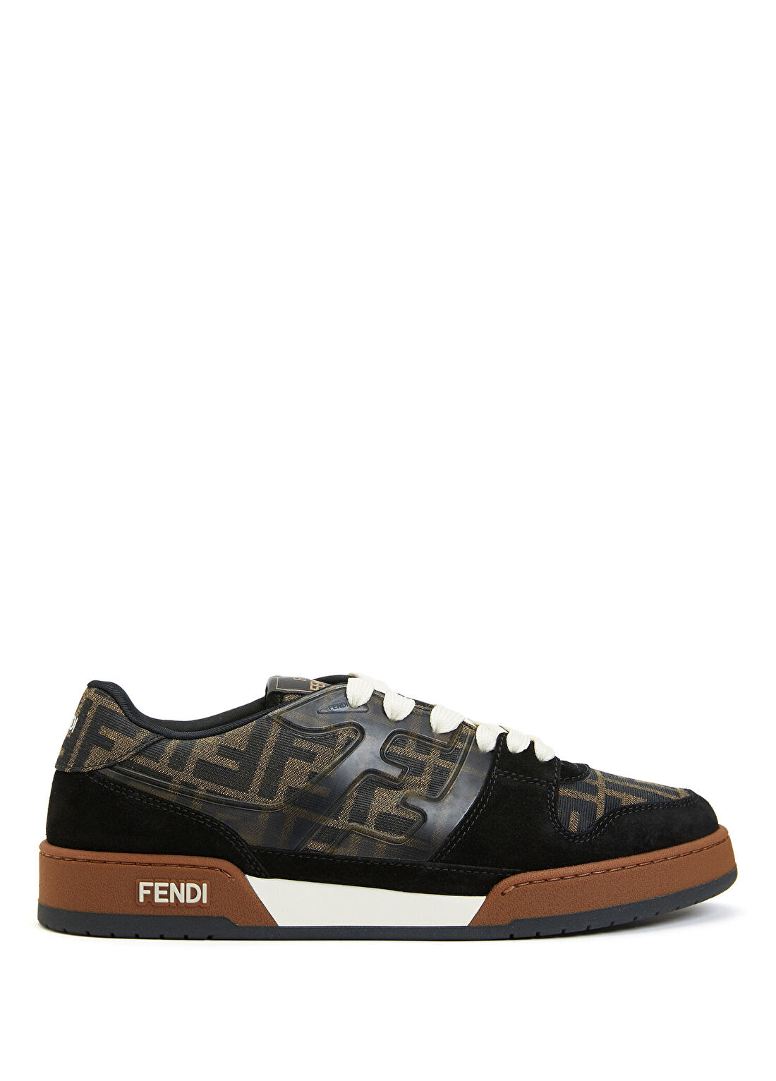 Fendi Match Siyah Erkek Deri Sneaker