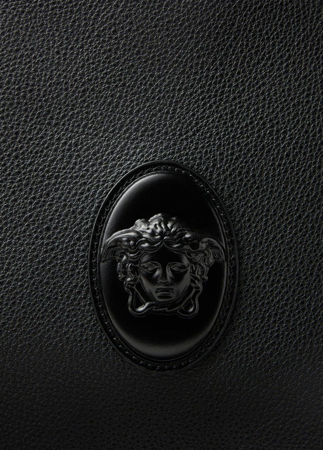 Versace Siyah Erkek Deri Çanta görsel 3