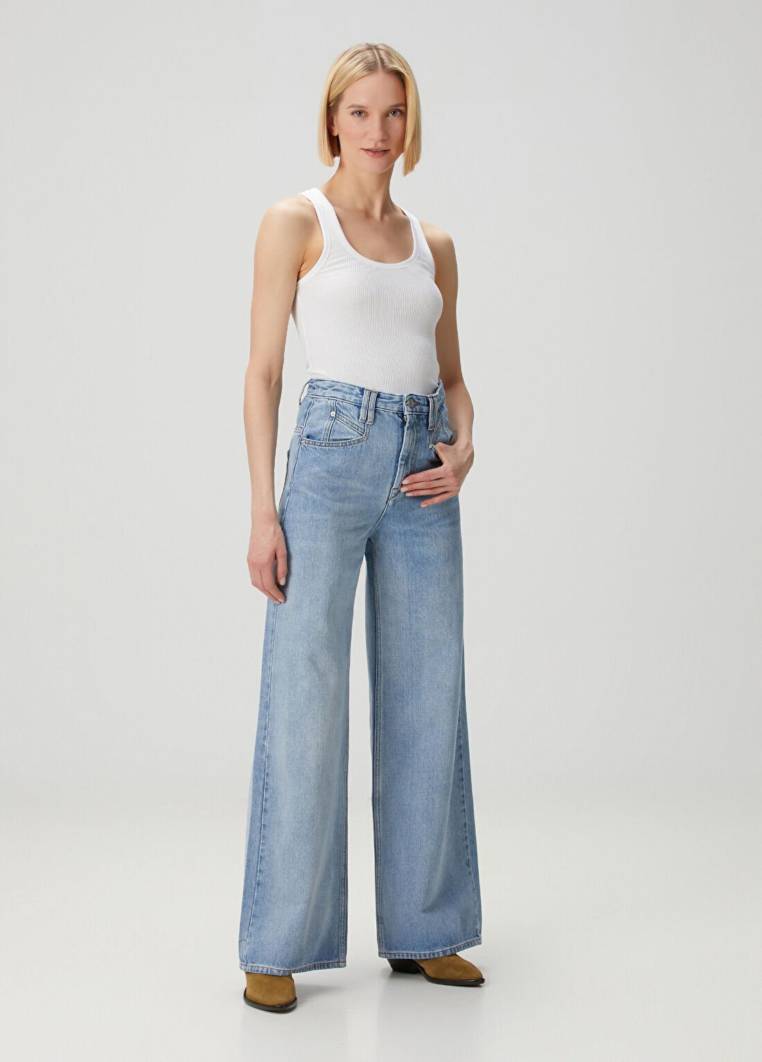 Isabel Marant Thea Beyaz Atlet görsel 2