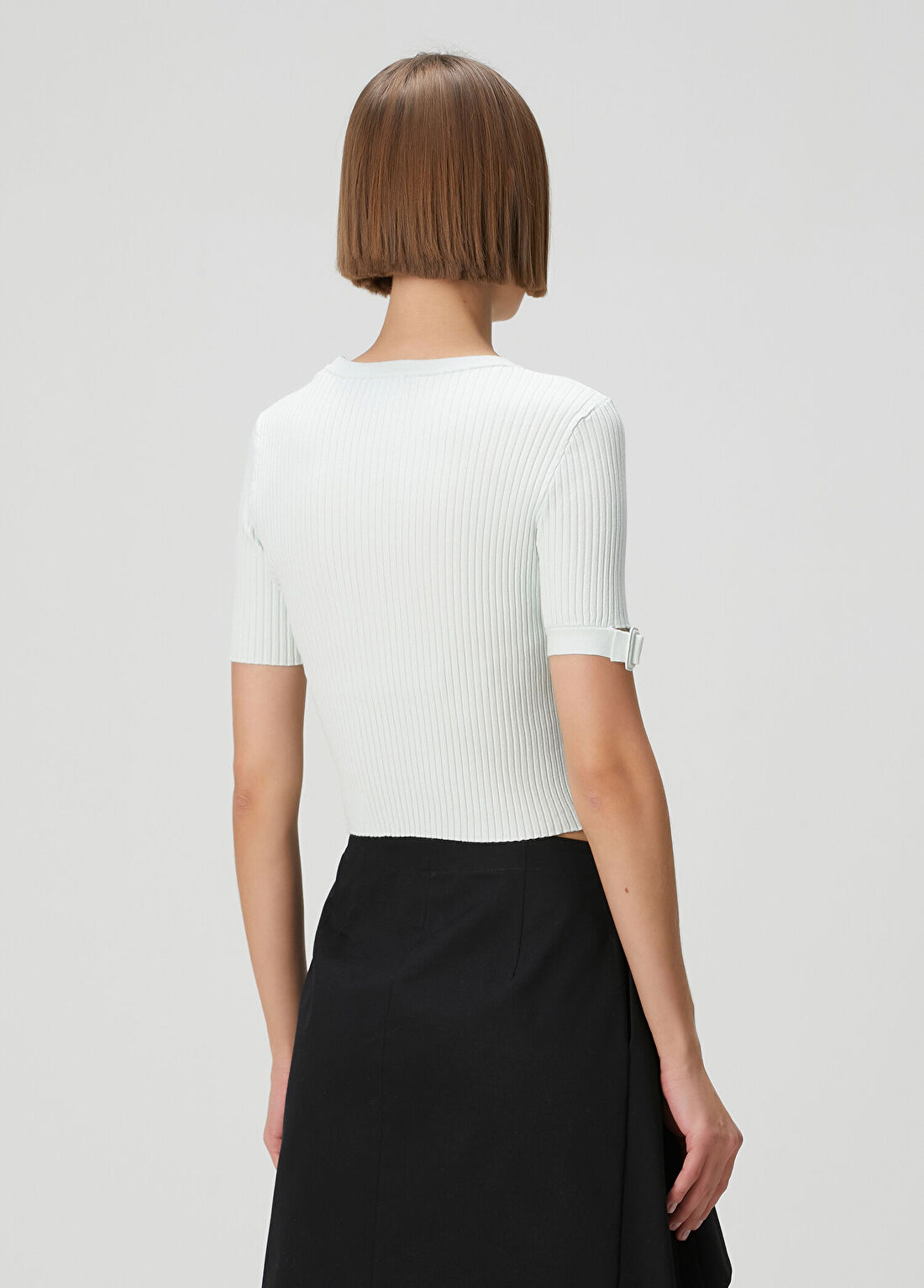 Courreges Açık Yeşil Ribli Triko görsel 4