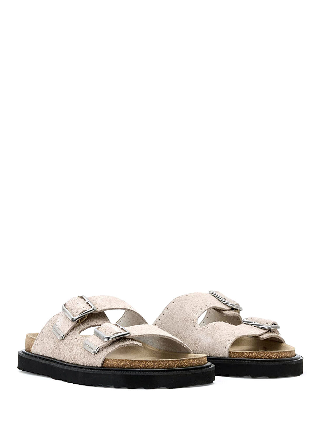 AllSaints Randal Bej Erkek Süet Terlik görsel 2